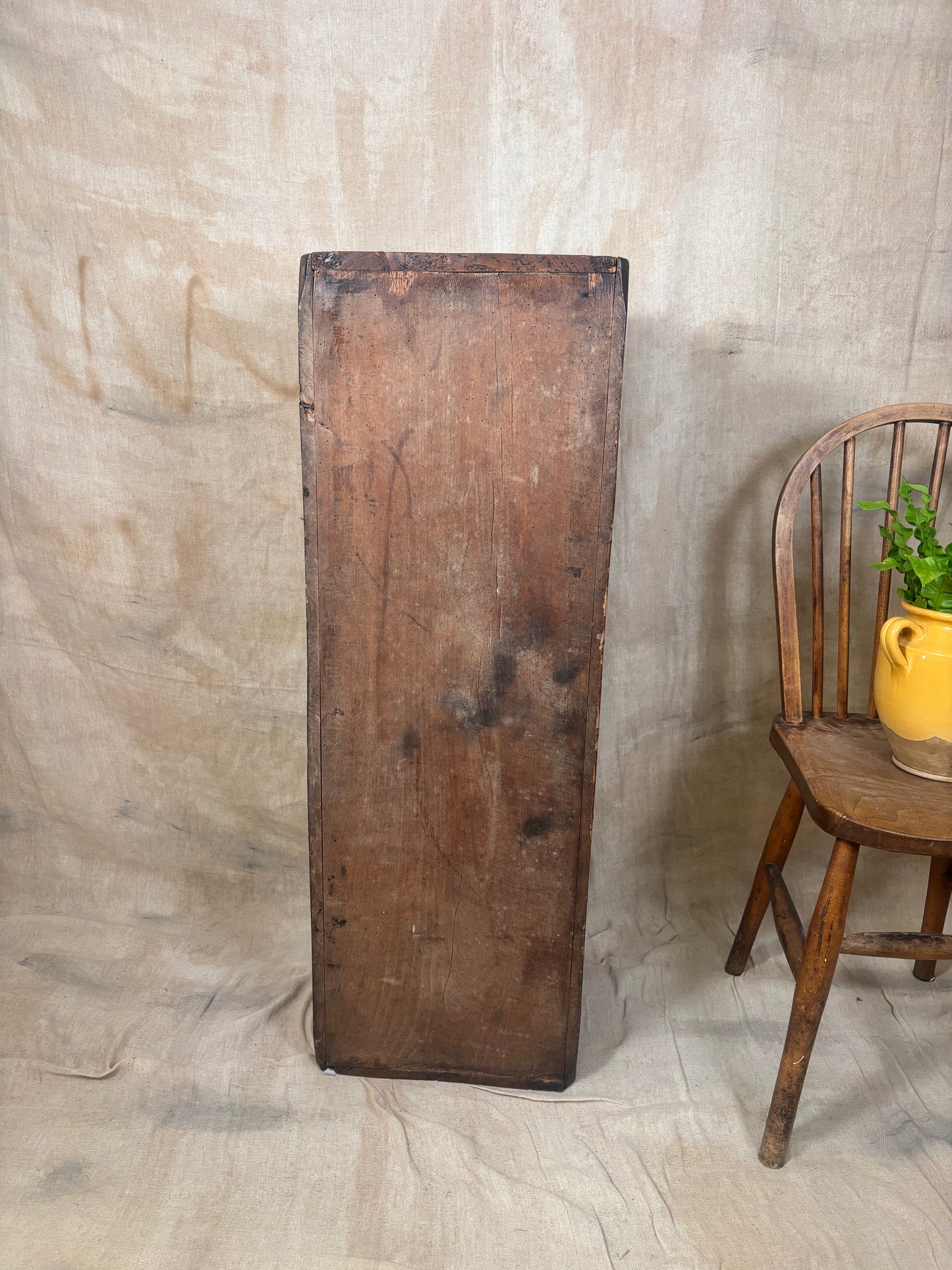 Vintage Rustic Wooden Shelving Unit Repurposed Antique Trunk Storage Cabinet
